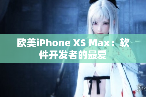 欧美iPhone XS Max：软件开发者的最爱