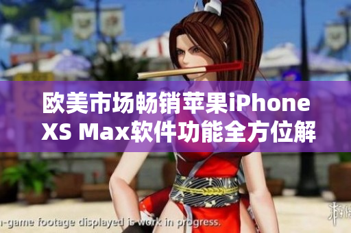 欧美市场畅销苹果iPhone XS Max软件功能全方位解析