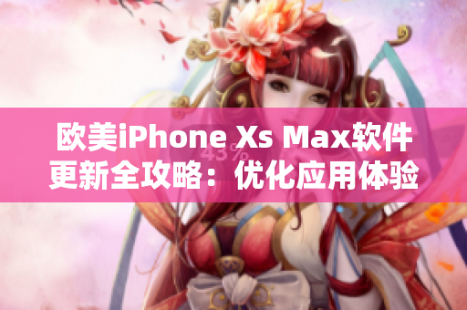 欧美iPhone Xs Max软件更新全攻略：优化应用体验提高效率