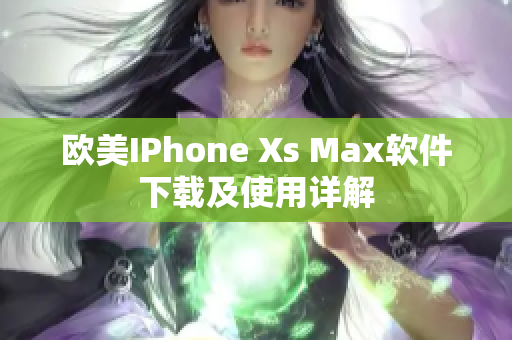 欧美IPhone Xs Max软件下载及使用详解