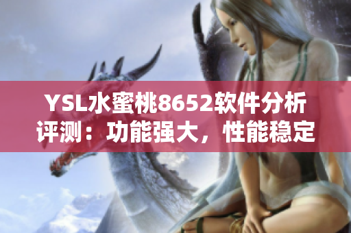 YSL水蜜桃8652软件分析评测：功能强大，性能稳定，操作简便