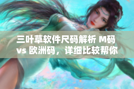 三叶草软件尺码解析 M码 vs 欧洲码，详细比较帮你选对尺码