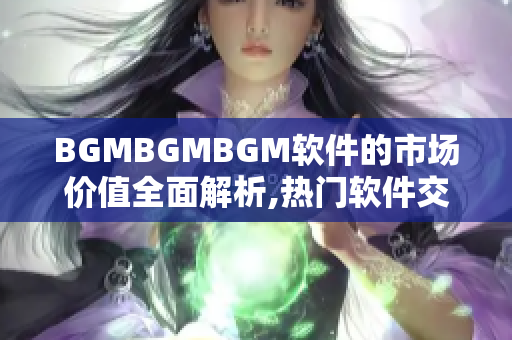 BGMBGMBGM软件的市场价值全面解析,热门软件交易信息浏览