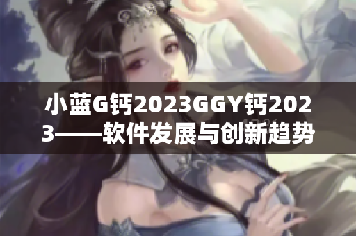 小蓝G钙2023GGY钙2023——软件发展与创新趋势解读