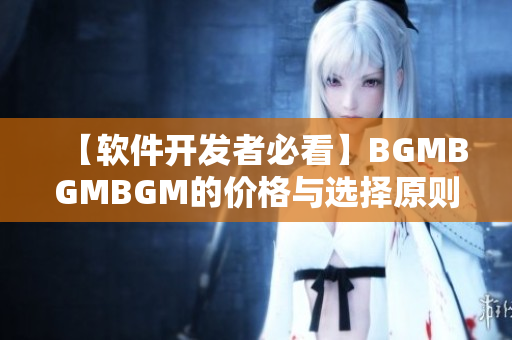 【软件开发者必看】BGMBGMBGM的价格与选择原则