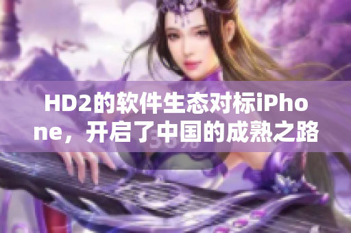 HD2的软件生态对标iPhone，开启了中国的成熟之路