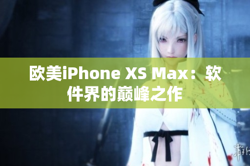 欧美iPhone XS Max：软件界的巅峰之作