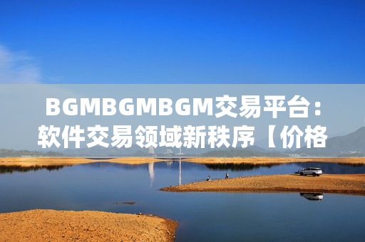 BGMBGMBGM交易平台：软件交易领域新秩序【价格揭秘、全面解析】