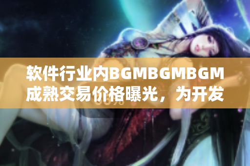 软件行业内BGMBGMBGM成熟交易价格曝光，为开发者带来机遇