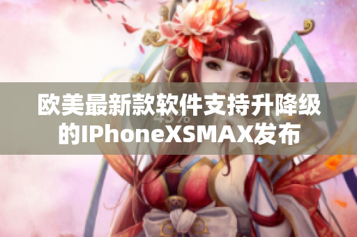 欧美最新款软件支持升降级的IPhoneXSMAX发布