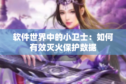 软件世界中的小卫士：如何有效灭火保护数据