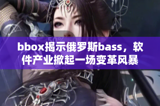 bbox揭示俄罗斯bass，软件产业掀起一场变革风暴