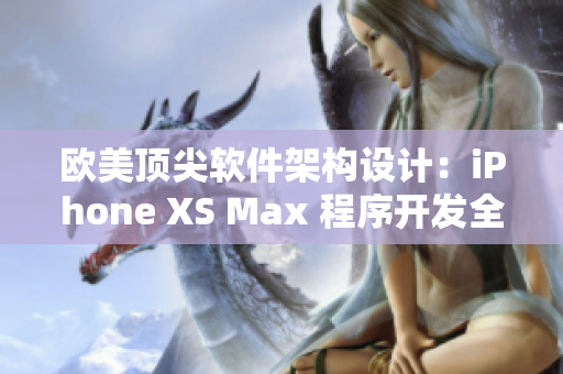 欧美顶尖软件架构设计：iPhone XS Max 程序开发全攻略