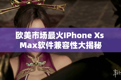 欧美市场最火IPhone Xs Max软件兼容性大揭秘