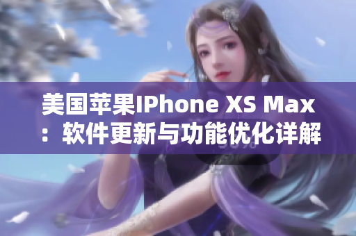 美国苹果IPhone XS Max：软件更新与功能优化详解