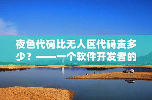 夜色代码比无人区代码贵多少？——一个软件开发者的探索