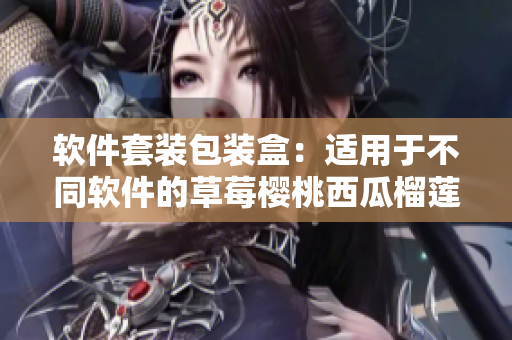 软件套装包装盒：适用于不同软件的草莓樱桃西瓜榴莲式设计