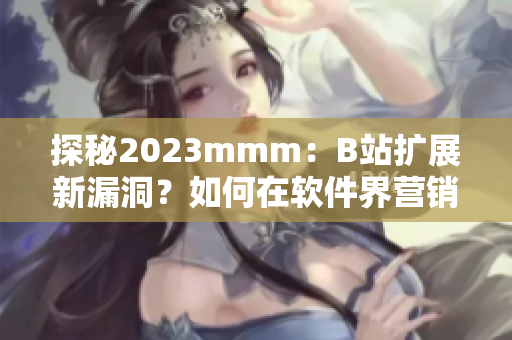 探秘2023mmm：B站扩展新漏洞？如何在软件界营销？